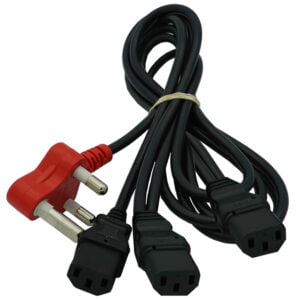 Dedicated 3 Way IEC Power Cable - Image 1