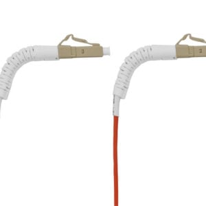 Linkbasic Fibre Flylead LC-LC MM 1M with Flex Boot - Image 1