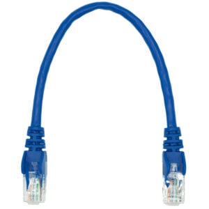 Linkbasic 22cm UTP Cat5e Flylead Blue - Image 1