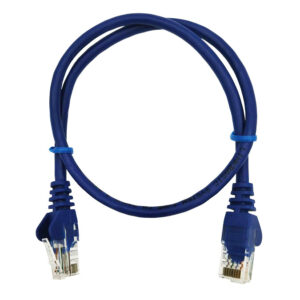 Linkbasic 50cm UTP Cat5e Flylead Blue - Image 1