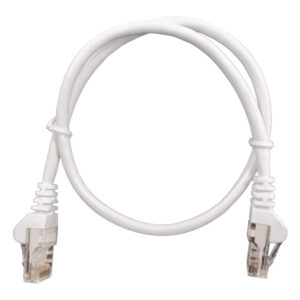 Linkbasic 50cm UTP Cat5e Flylead White - Image 1