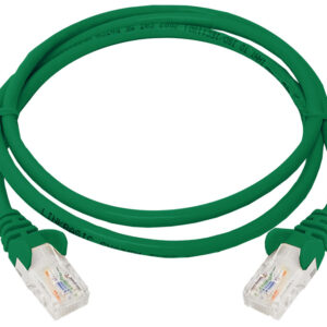 Linkbasic 1 Metre UTP Cat5e Flylead Green - Image 1