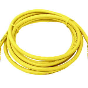 Linkbasic 2 Metre UTP Cat5e Flylead Yellow - Image 1
