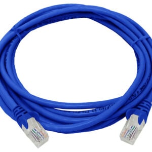 Linkbasic 3 Metre UTP Cat5e Flylead Blue - Image 1
