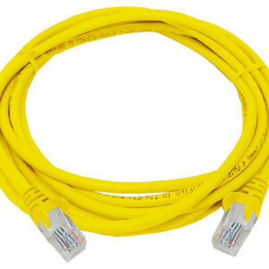 Linkbasic 3 Metre UTP Cat5e Flylead Yellow - Image 1