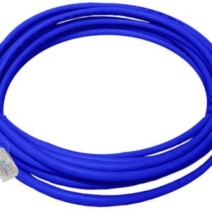 Linkbasic 5 Metre UTP Cat5e Flylead Blue - Image 1