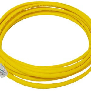 Linkbasic 5 Metre UTP Cat5e Flylead Yellow - Image 1
