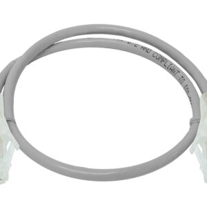 Linkbasic 50cm UTP Cat6 Flylead Grey - Image 1