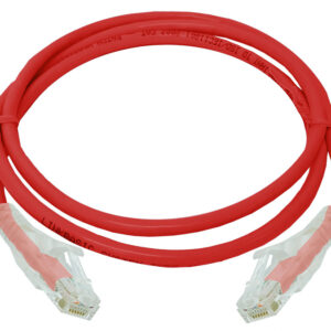 Linkbasic 1 Metre UTP Cat6 Flylead Red - Image 1
