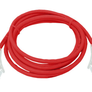 Linkbasic 2 Metre UTP Cat6 Flylead Red - Image 1
