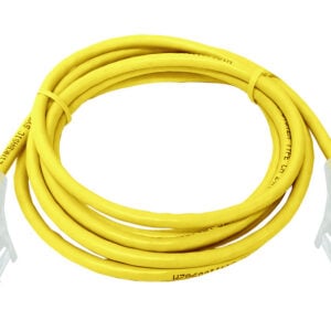 Linkbasic 2 Metre UTP Cat6 Flylead Yellow - Image 1