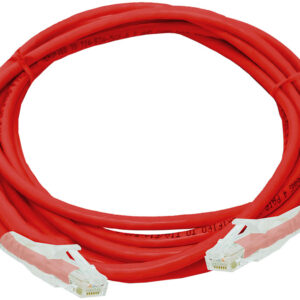 Linkbasic 3 Metre UTP Cat6 Flylead Red - Image 1