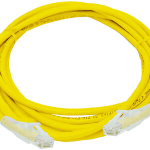Linkbasic 3 Metre UTP Cat6 Flylead Yellow - Image 1