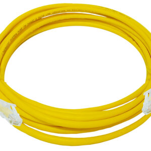 Linkbasic 5 Metre UTP Cat6 Flylead Yellow - Image 1