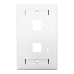 Linkbasic Two Port Faceplate 115 x 70mm - Image 1