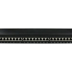 Linkbasic 24 Port Cat5e Shielded Rack Mount Patch Panel - Image 1