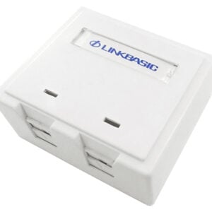 Linkbasic Cat6 Double Surface Mount Box - Image 1