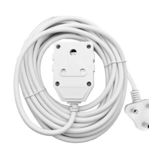 5M 10A Extension Cord with Double Coupler - Image 1