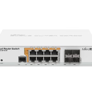 MikroTik Cloud Router Switch 8 Port PoE 4SFP - Image 1
