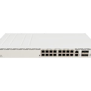 MikroTik Cloud Router Switch 16 Port PoE 600W 4SFP+ - Image 1