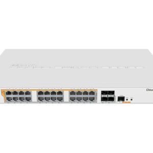 MikroTik Cloud Router Switch 24 Port PoE 450W 4SFP+ - Image 1