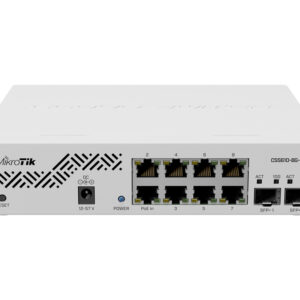 MikroTik SwOS Lite Cloud Smart Switch 8 Port Gigabit 2SFP+ PoE Input - Image 1