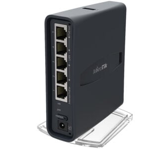 MikroTik hAP ac Lite Tower 5 Port Ethernet 750Mbps WiFi 5 Router - Image 1