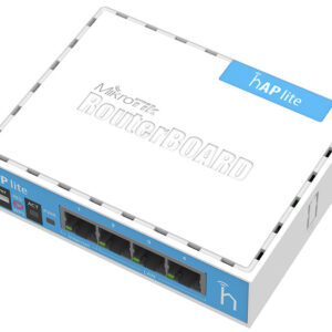 MikroTik hAP Lite 4 Port Ethernet 300Mbps WiFi 4 Router - Image 1
