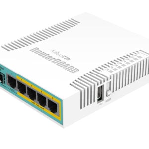 MikroTik hEX PoE 5 Port Gigabit 1SFP PoE Out Desktop Router - Image 1