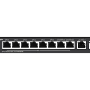 Reyee 10 Port Gigabit 4 WAN 8 PoE 110W 300 User Cloud Router - Image 1