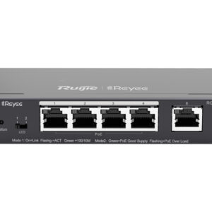 Reyee 5 Port Gigabit with 4 PoE 54W Smart Managed Switch | RG-ES205GC-P