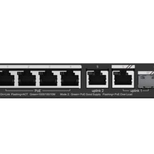 Reyee 6 Port Gigabit with 4 PoE 54W 1SFP Combo Port Smart Managed Switch - Image 1