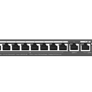 Reyee 10 Port Gigabit with 8 PoE 120W 1SFP Combo Port Smart Managed Switch - Image 1