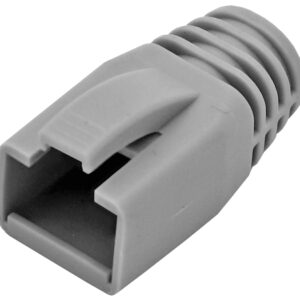 Linkbasic Grey Boots for RJ45-6FTP - Image 1