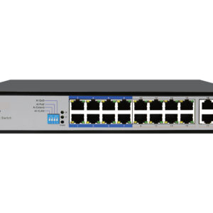 Scoop 16 Port Fast Ethernet PoE 150W 2 Gigabit 1SFP Switch - Image 1