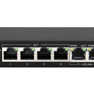 Scoop 6 Port Gigabit 4 PoE 60W Switch - Image 1