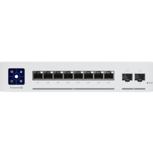 Ubiquiti UniFi Enterprise Switch 8 Port 2.5Gbps PoE 120W | USW-Enterprise-8-PoE