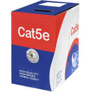 Scoop Unbranded 305m Box Cat5e CCA Grey UTP Cable - Image 1