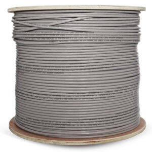 Linkbasic 500m Drum Cat5e Solid Grey UTP Cable - Image 1