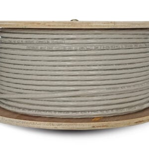 Linkbasic 100m Drum Cat6a Solid Grey UTP Cable - Image 1