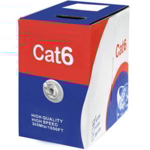 Scoop Unbranded 305m Box Cat6 CCA Grey UTP Cable - Image 1