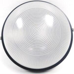 Noble Pays Round Bulkhead Light Fitting Large Black