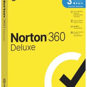 Norton 360 Deluxe 3-Device Annual License - Image 1
