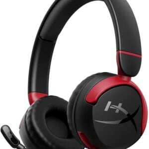 HP HyperX Cloud Mini Wireless Black And Red Headset with Microphone - Image 1