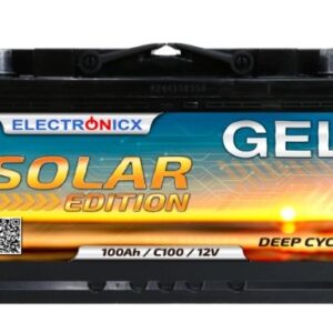The Solarix 12V 100Ah Gel Battery
