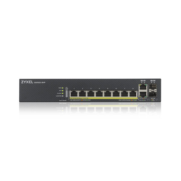 Zyxel GS1920-8HPv2 Web Managed 8 Port PoE Switch