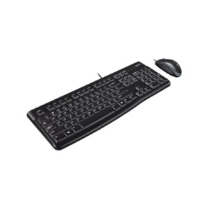 Logitech MK120 Black USB Keyboard & Mouse Combo - Image 1