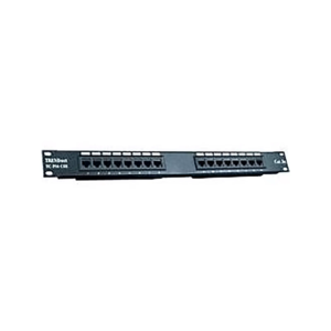 Trendnet 16-Port CAT5 Populated 1U Black Patch Panel