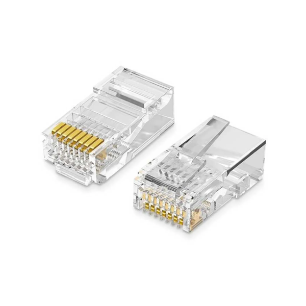 RJ45 CAT6 Plug Unshielded No Insert Staggered