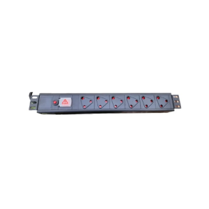 16A PDU 3m (2.5MM2) Cable 6 Way SA MType Circuit Breaker SA Plug Black
